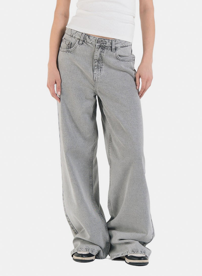High Waist Baggy Jeans